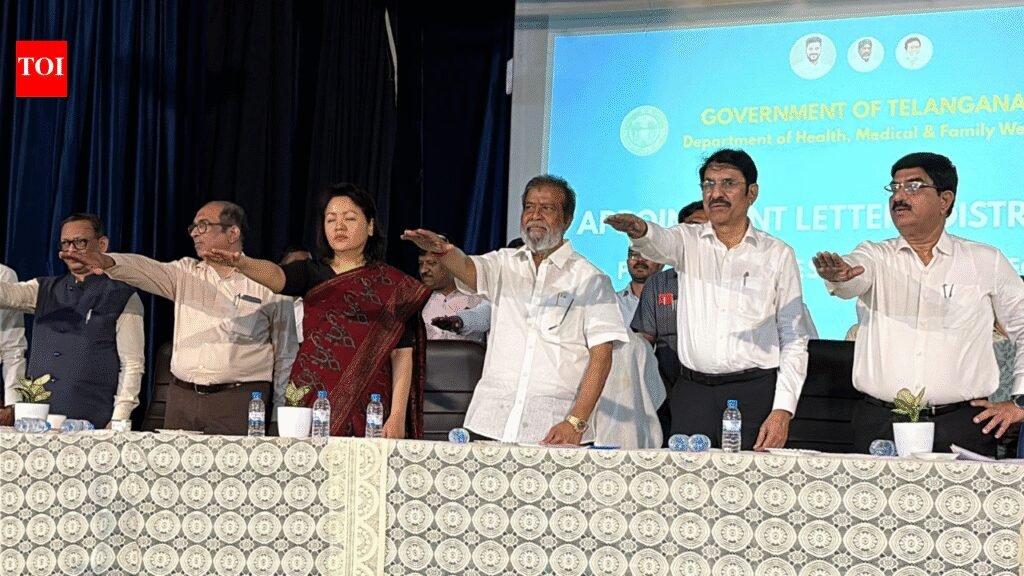 Telangana health department takes multiple initiatives to boost health infra | Hyderabad News