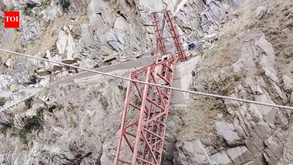 Rs 6cr bridge nearing completion collapses after landslide in Chamba | Chandigarh News