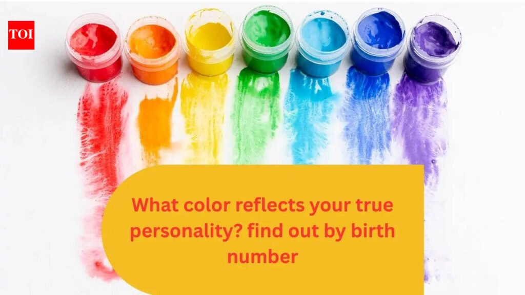 What color reflects your true personality? find out by birth number