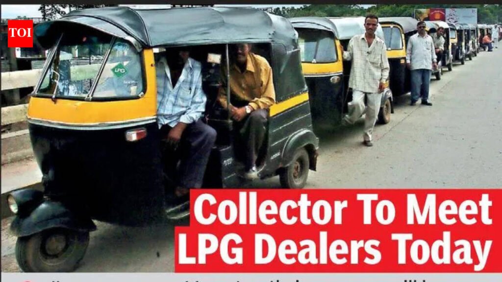 Auto unions meet collector Ashirwad, write to CM over LPG crisis | Nagpur News