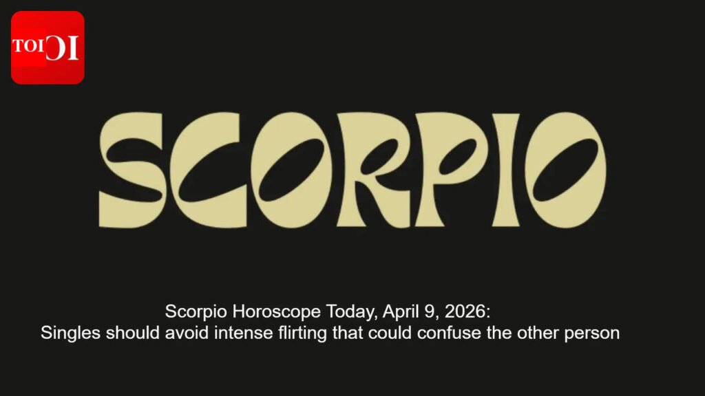 Scorpio Horoscope Today, April 9, 2026: Singles should avoid intense flirting that could confuse the other person