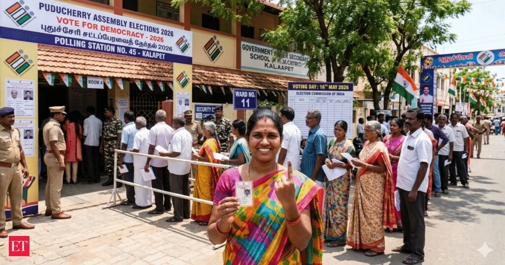 Puducherry Assembly Elections 2026 voter turnout: Check the latest updates