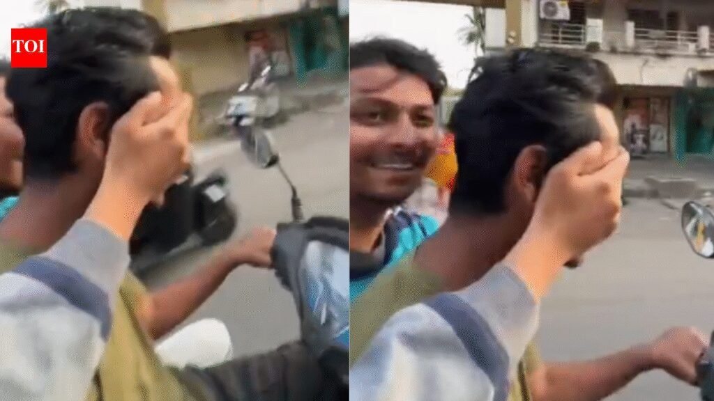 Man rides scooter blindfolded on Maharashtra’s Dombivli bridge, 3 held | Thane News