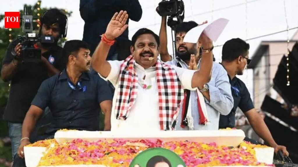 Tamil Nadu elections: EPS backs ECI transfer, says DMK banks on ‘bureaucrats, not people’ | Chennai News