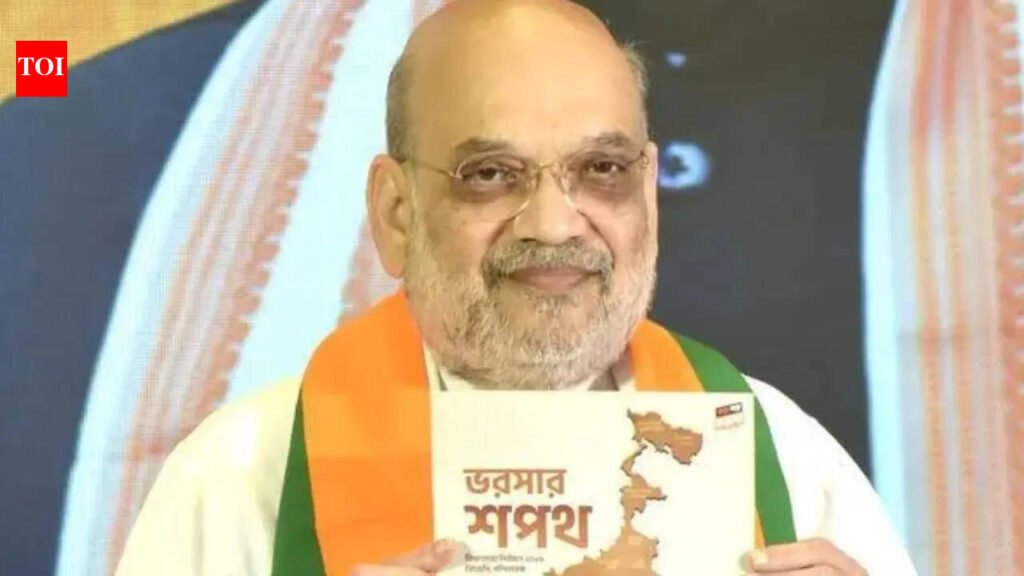 Bjp Manifesto Highlights: Bengal polls: BJP promises UCC, dole for women, unemployed & farmers | Kolkata News