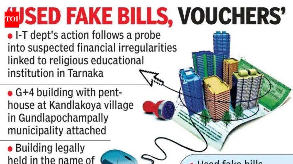 Rs 21 cr benami trail: I-T attaches property linked to nun’s kin | Hyderabad News