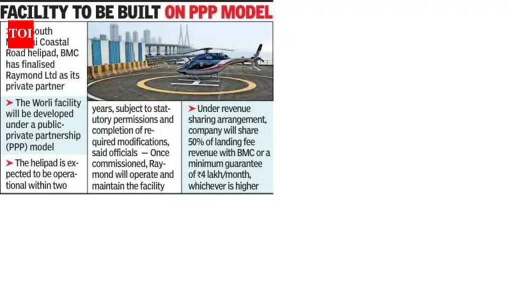BMC eyes second helipad along Coastal Road North in Charkop | Mumbai News