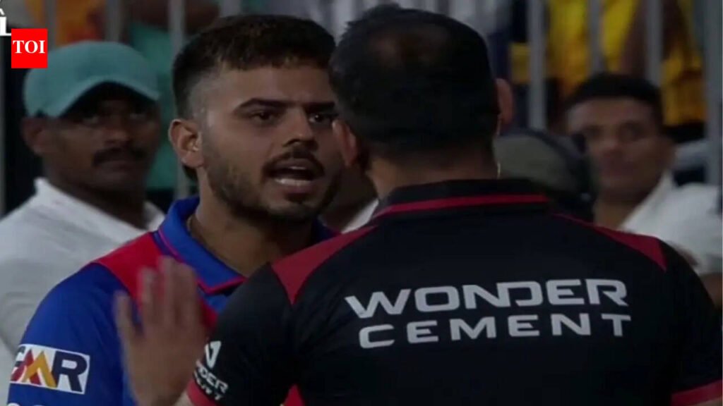 IPL drama! Nitish Rana confronts umpire as Tristan Stubbs denied glove change – Watch | Cricket News