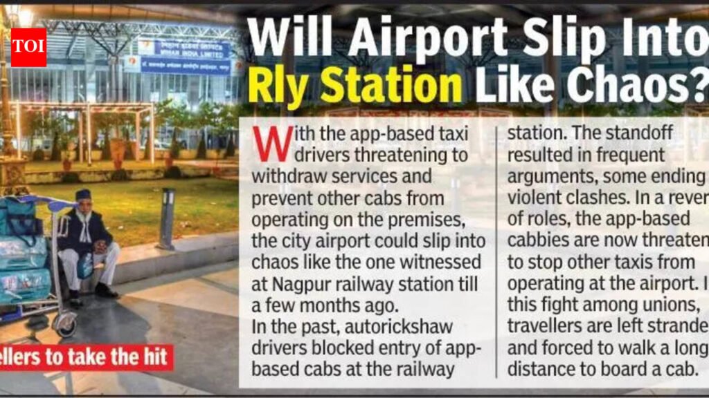 App-Based cabbies threaten tostop airport service from Apr 14 | Nagpur News