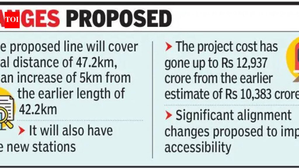 Maha Metro submits revised DPR for Bhakti-Shakti Chowk to Chakan line | Pune News