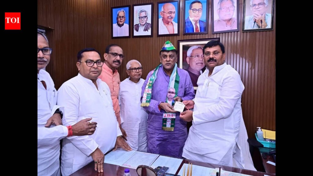 Former Congress MLC joins JD(U) | Patna News