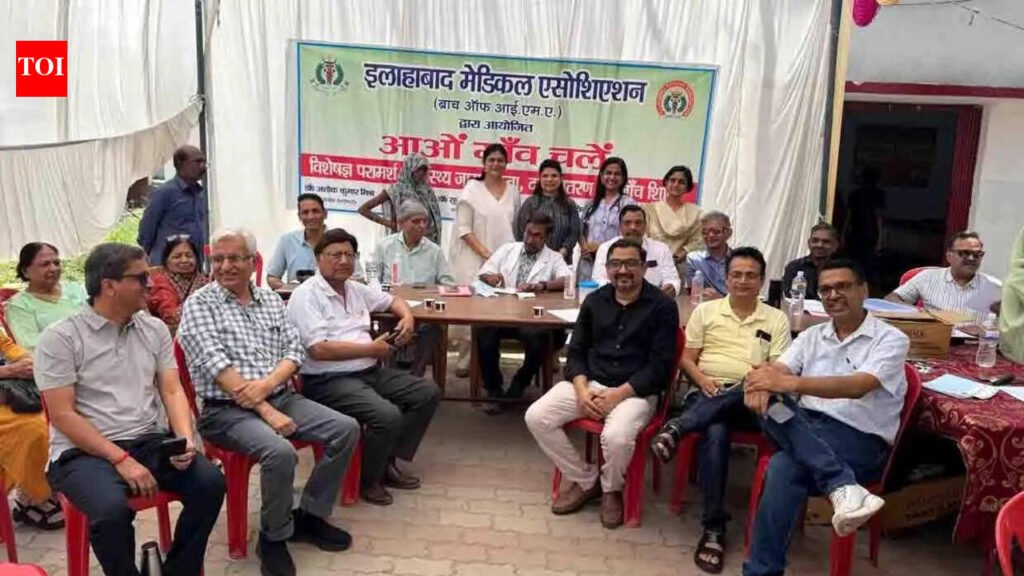 ‘Aao Gaon Chalen’: AMA conducts health campaign in Phulpur village | Prayagraj News
