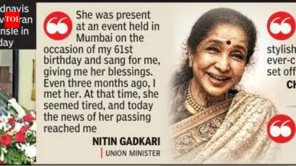 Ashatai’s final rites will be with full state honours: Fadnavis | Nagpur News