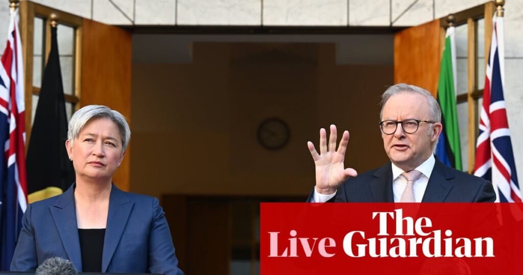 Australia news live: Albanese says Australia ‘hasn’t been asked’ to help blockade strait of Hormuz; Labor defends fuel security ads | Australia news