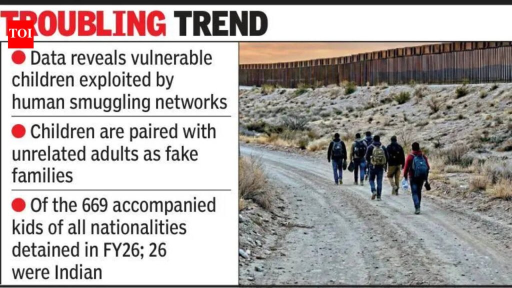 DEADLY US DREAMS: One Indian child caught at US border every three days | Ahmedabad News