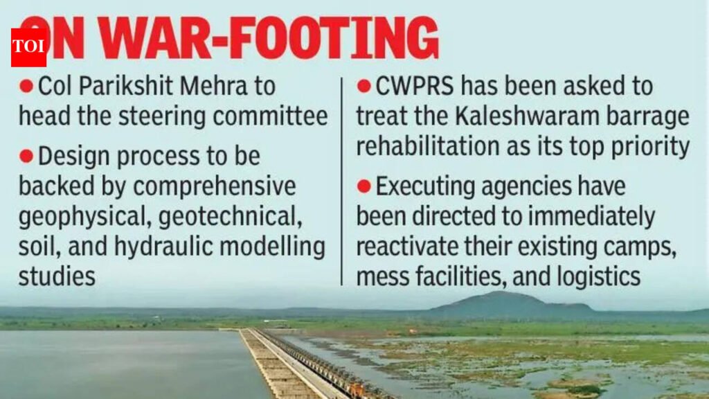 T forms steering committee for revival of KLIS barrages | Hyderabad News