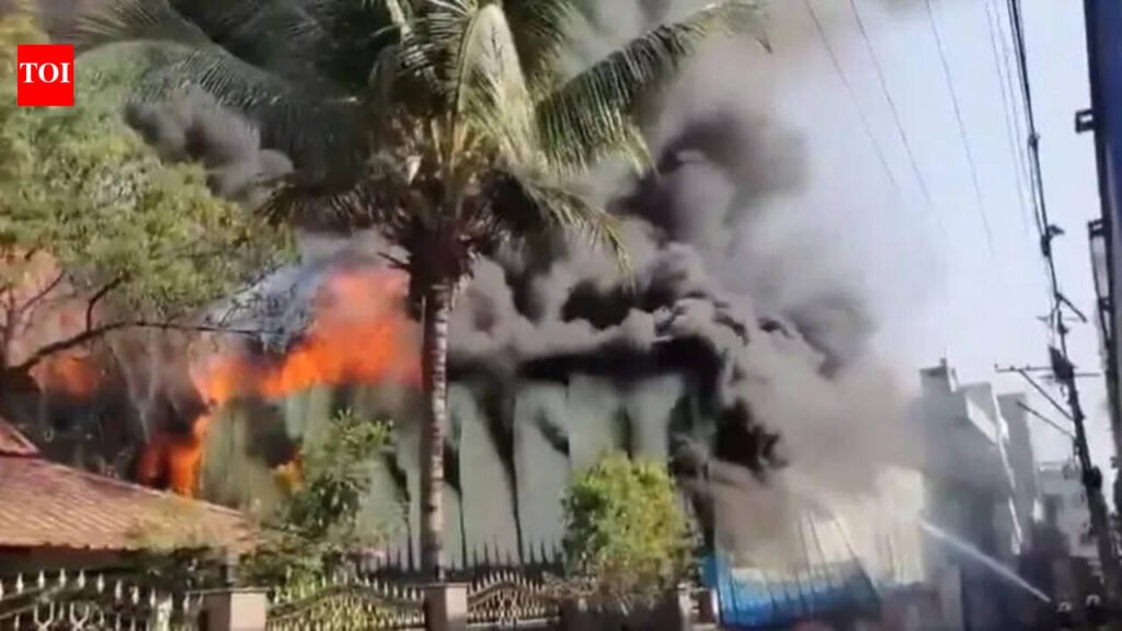 Fire breaks out in Shivrampally warehouse, no casualties | Hyderabad News