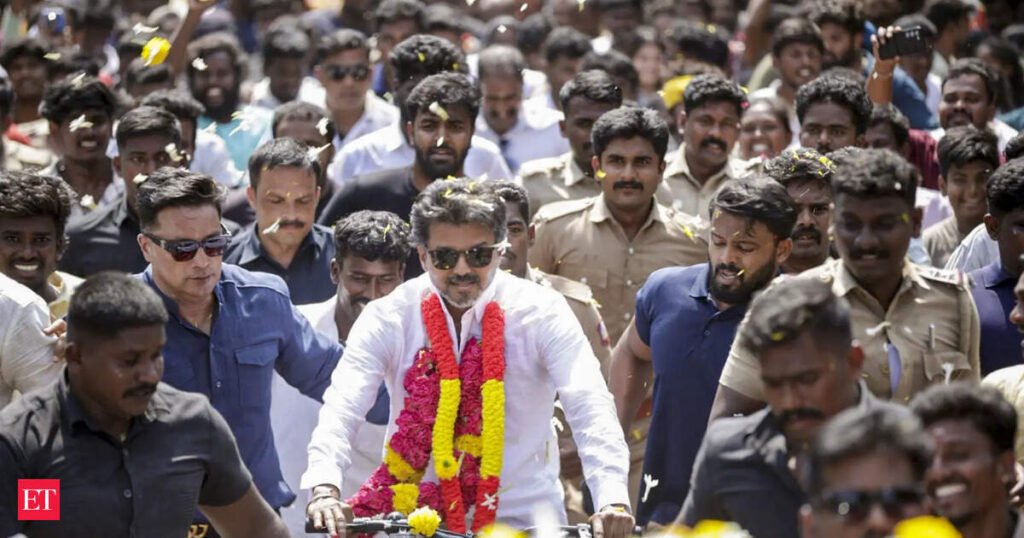 ‘Hologram Vijay’ comes to TVK chief’s aid for campaigning