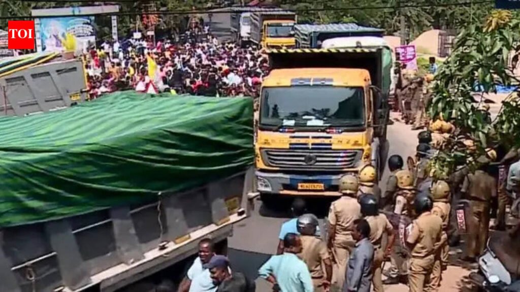 Heavy-load truck ban in Kanyakumari likely to affect Vizhinjam Port NH 66 works | Thiruvananthapuram News