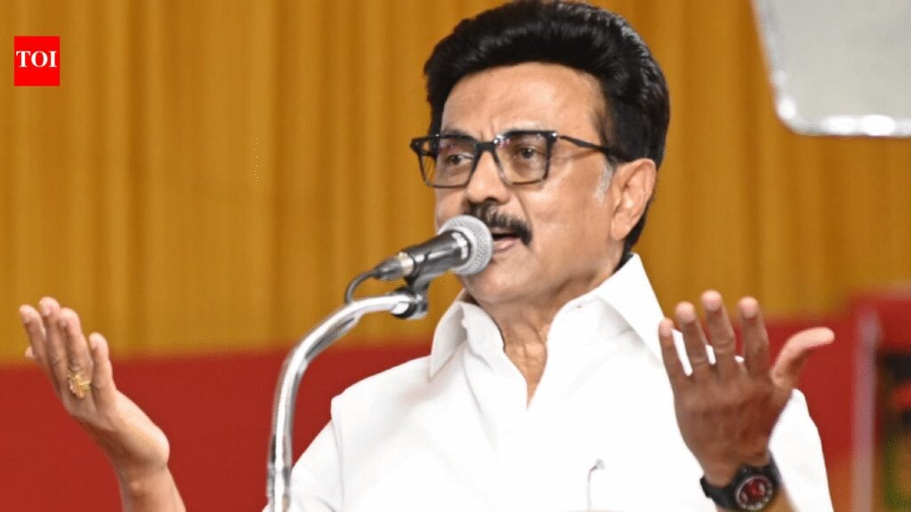 If delimitation is carried out, India will witness massive protests by DMK similar to those of 1950s & 60s: Stalin | Chennai News