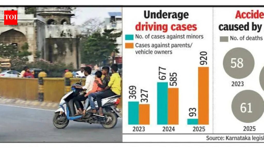 Teen drivers claim 61 lives in Karnataka this year | Mysuru News