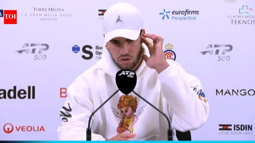 Carlos Alcaraz withdraws from Barcelona Open after wrist injury revealed in urgent press conference | International Sports News