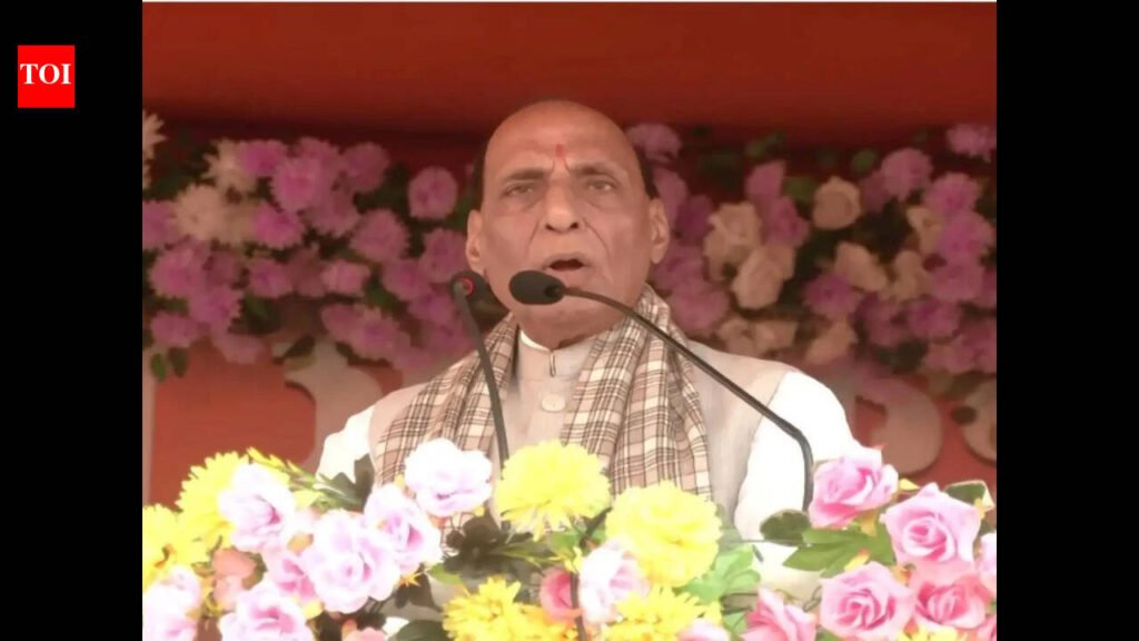 Mamata deindustrialised Bengal, encouraged corruption: Rajnath Singh | India News
