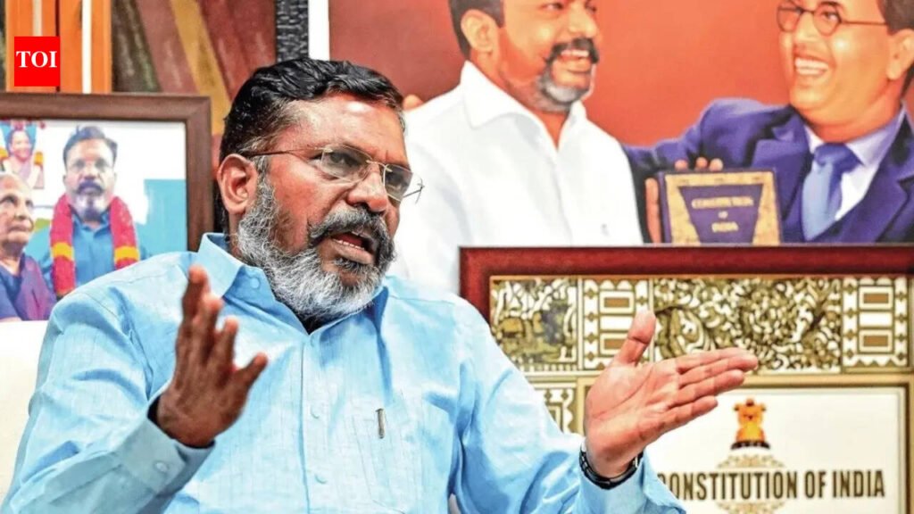 VCK chief Thol Thirumavalavan interview: ‘If AIADMK wins only few seats, BJP will dismantle the party’ | Chennai News