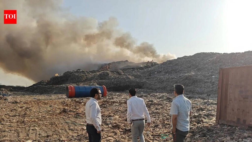 Bandhwari burns again, workers strike chokes response | Gurgaon News