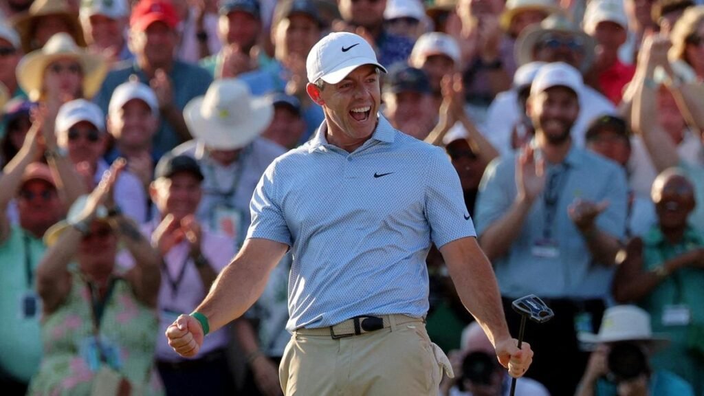 McIlroy falters, shares Masters lead with surging Young