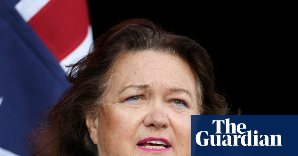 Billionaire Gina Rinehart says ‘I don’t understand’ arrest of Ben Robert-Smith over alleged war crimes | Ben Roberts-Smith