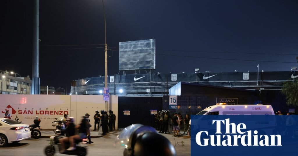 One dead and dozens injured at Peru football stadium during pre-match event | Peru
