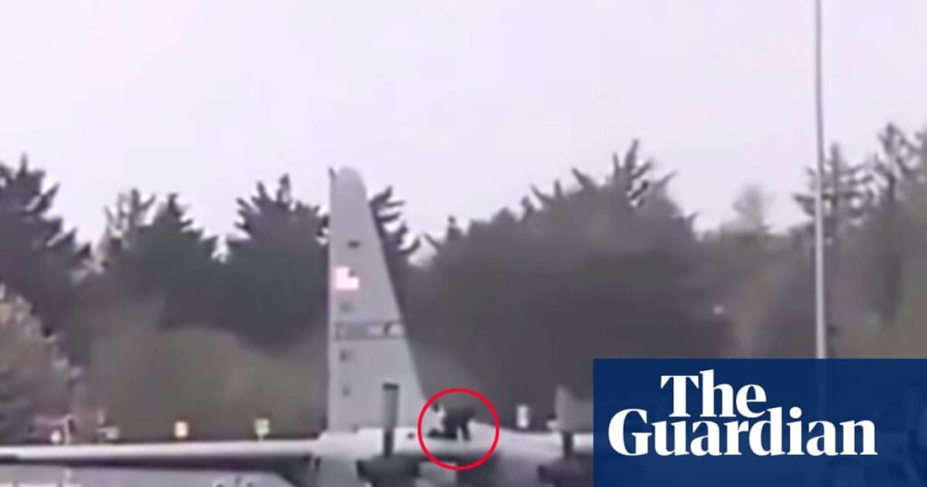 Man arrested for allegedly damaging US military aircraft in Shannon airport | UK news