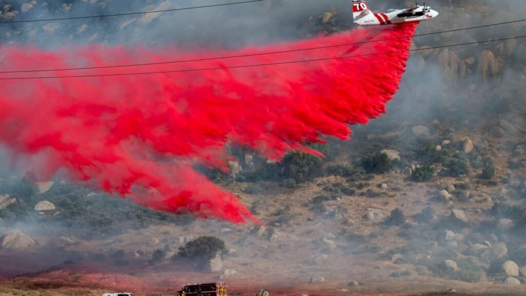Fast-growing wildfire in Southern California triggers evacuations