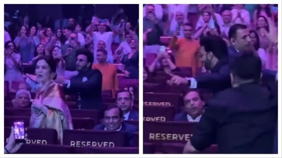 Ranveer Singh shakes a leg with Nita Ambani at NMACC event, even Mukesh Ambani can’t stop smiling