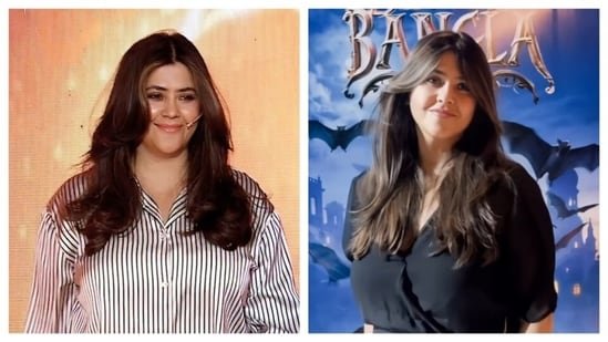 Ekta Kapoor’s weight loss transformation in ‘beautiful and stunning’ new black dress look wows the internet. Watch video