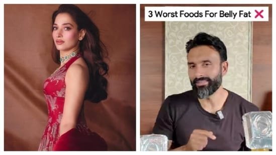 Tamannaah Bhatia’s fitness trainer shares ‘3 worst foods for belly fat’ that you need to avoid to prevent weight gain