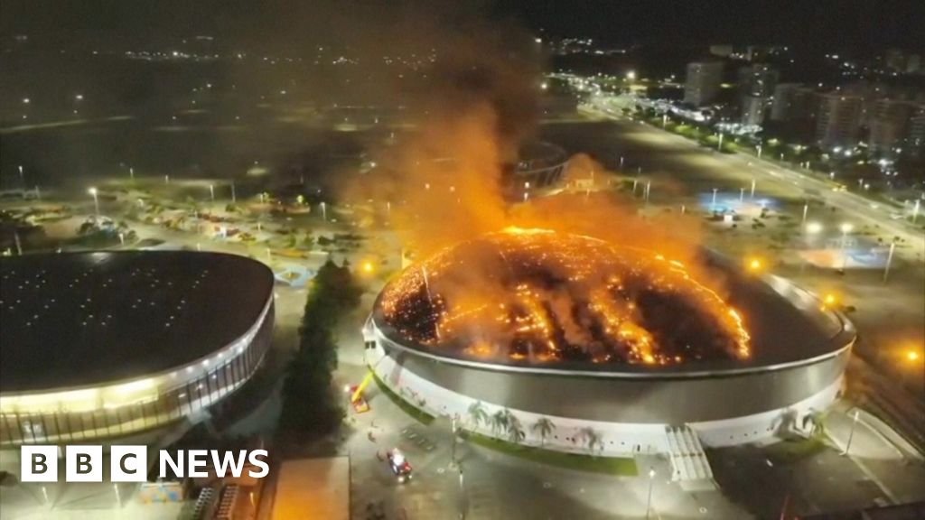 Fire damages roof of Rio’s Olympic velodrome