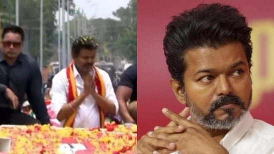 Vijay loses his cool at security for pushing elderly man at Puducherry rally, internet reacts: ‘Great leader qualities’