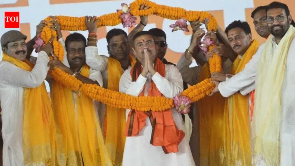 West Bengal CM Suvendu Adhikari in Abhishek lair after unseating Didi