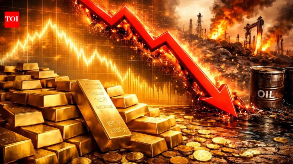 Gold, Silver Rate Today Live Updates: Gold prices drop to over 1.5 month low as crude oil prices rise