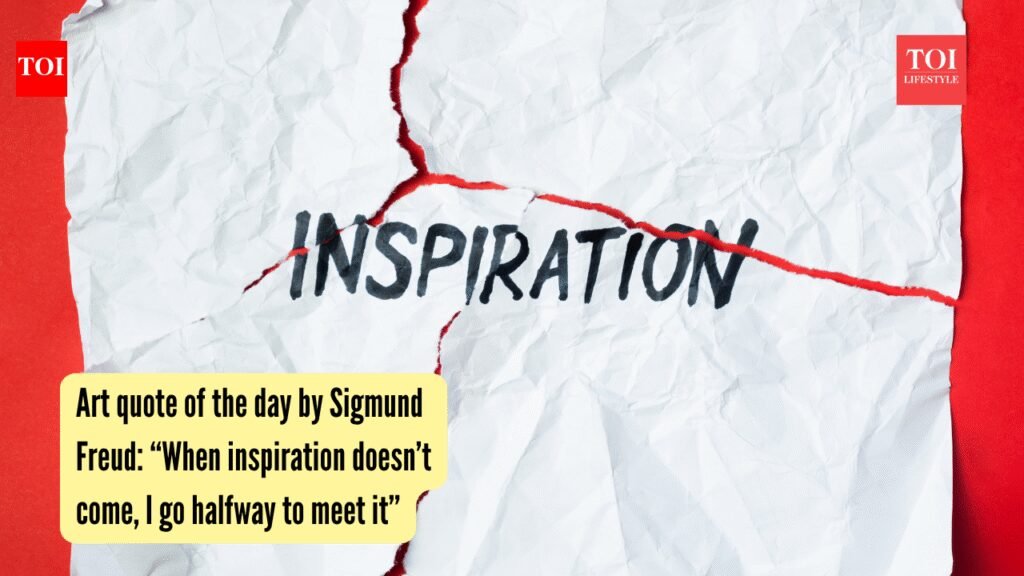 “When inspiration doesn’t come, I go halfway to meet it”