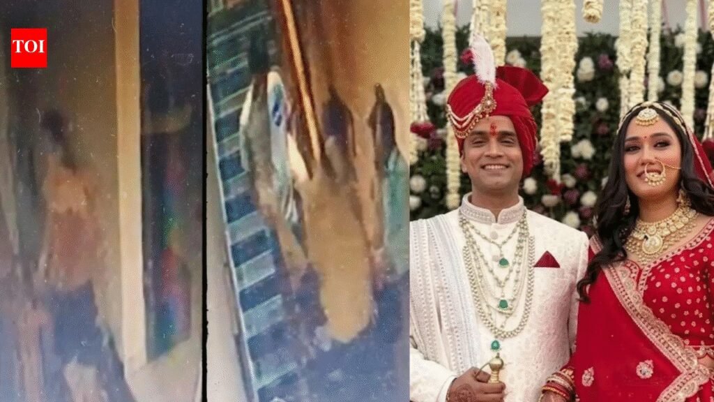 CCTV shows her heading to terrace; husband, others attempt CPR later