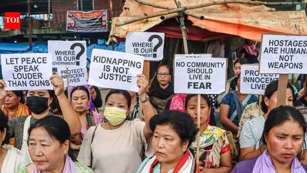 Forces comb Kangpokpi hills to free hostages; blockade hits NHs