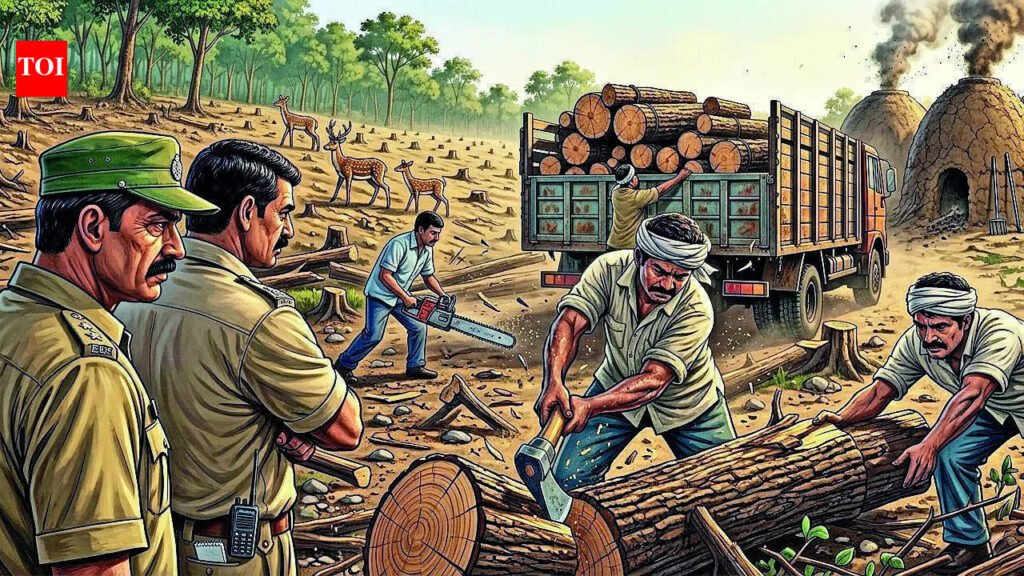 Forester, beat guard booked for felling 1,700 mature trees