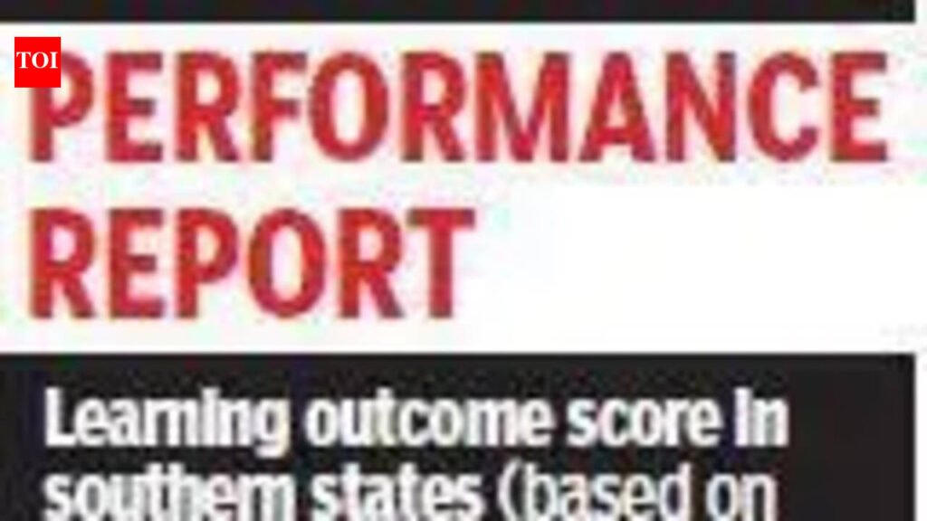 ‘TN has lowest learning outcomes score in south India’
