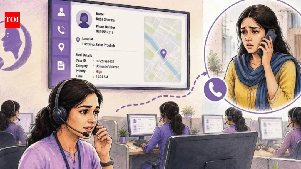 What happens after a woman makes that helpline call