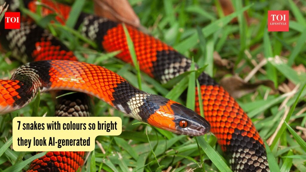 7 snakes with colours so bright they look AI-generated