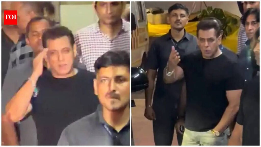 Salman Khan loses cool, scolds photographers outside Mumbai hospital; video goes viral