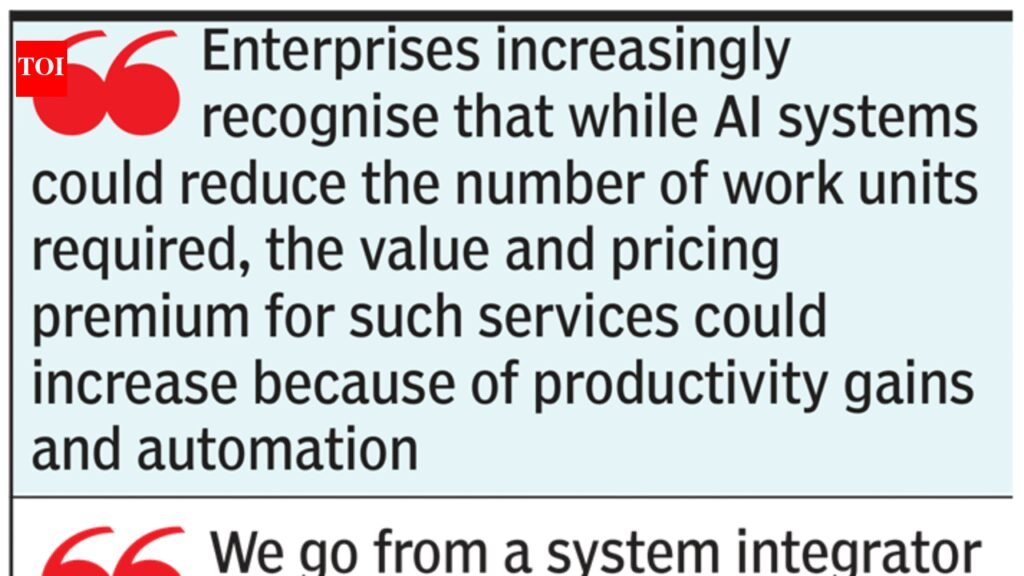 Cognizant creates tokenised pricing framework for AI era | Bengaluru News